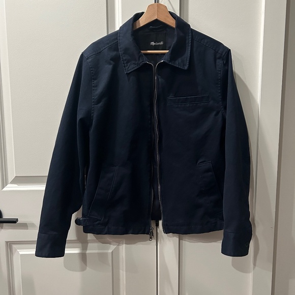 Madewell Lined Work Jacket Men's, Deep Indigo, Size XS (NP762) - Picture 1 of 5